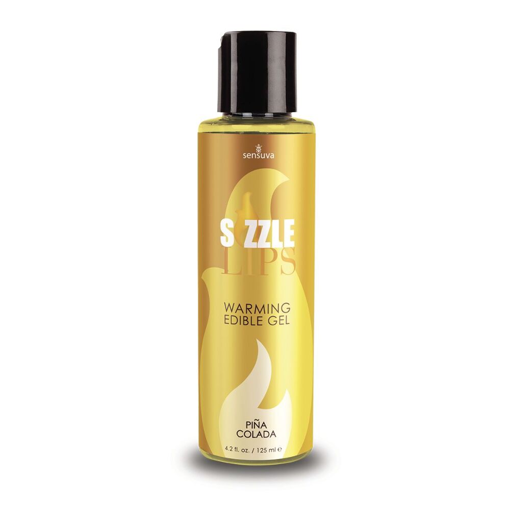 Зігрівальний масажний гель Sensuva Sizzle Lips Pina Colada: Солодка насолода для вашого тіла