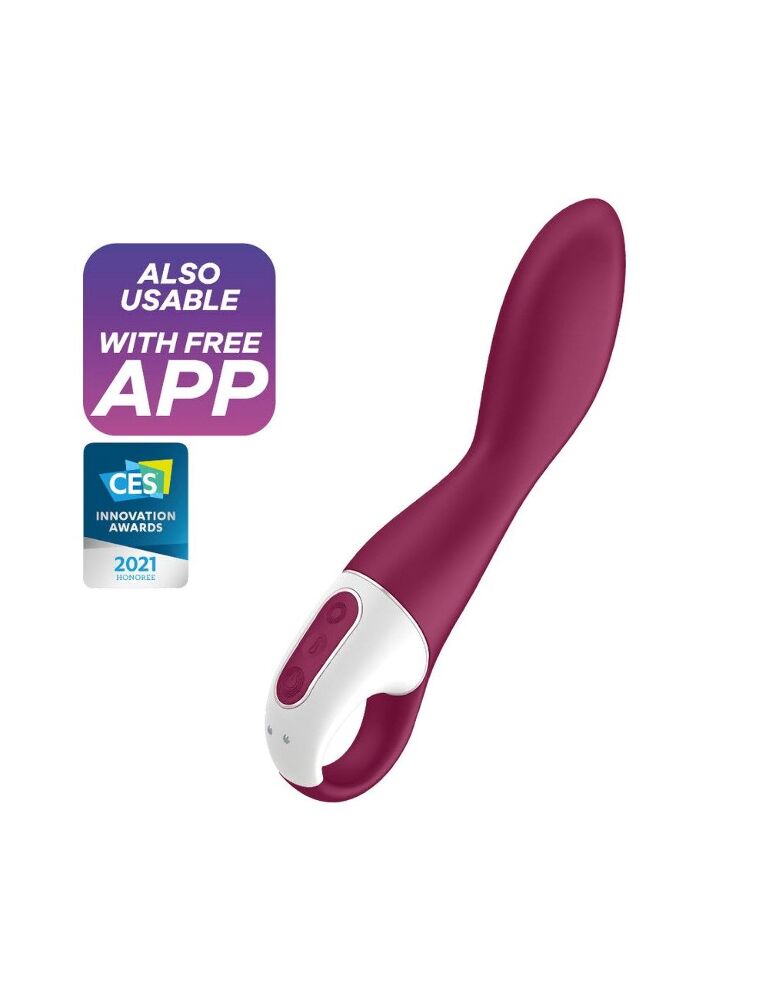 Смарт вібромасажер точки G Satisfyer Heated Thrill з функцією підігріву