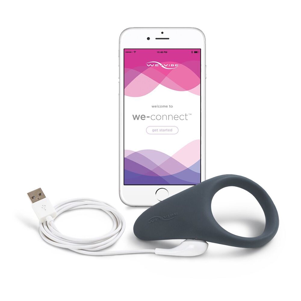 Смарт-віброкільце під одяг VERGE BY WE-VIBE SLATE, 10 режимів