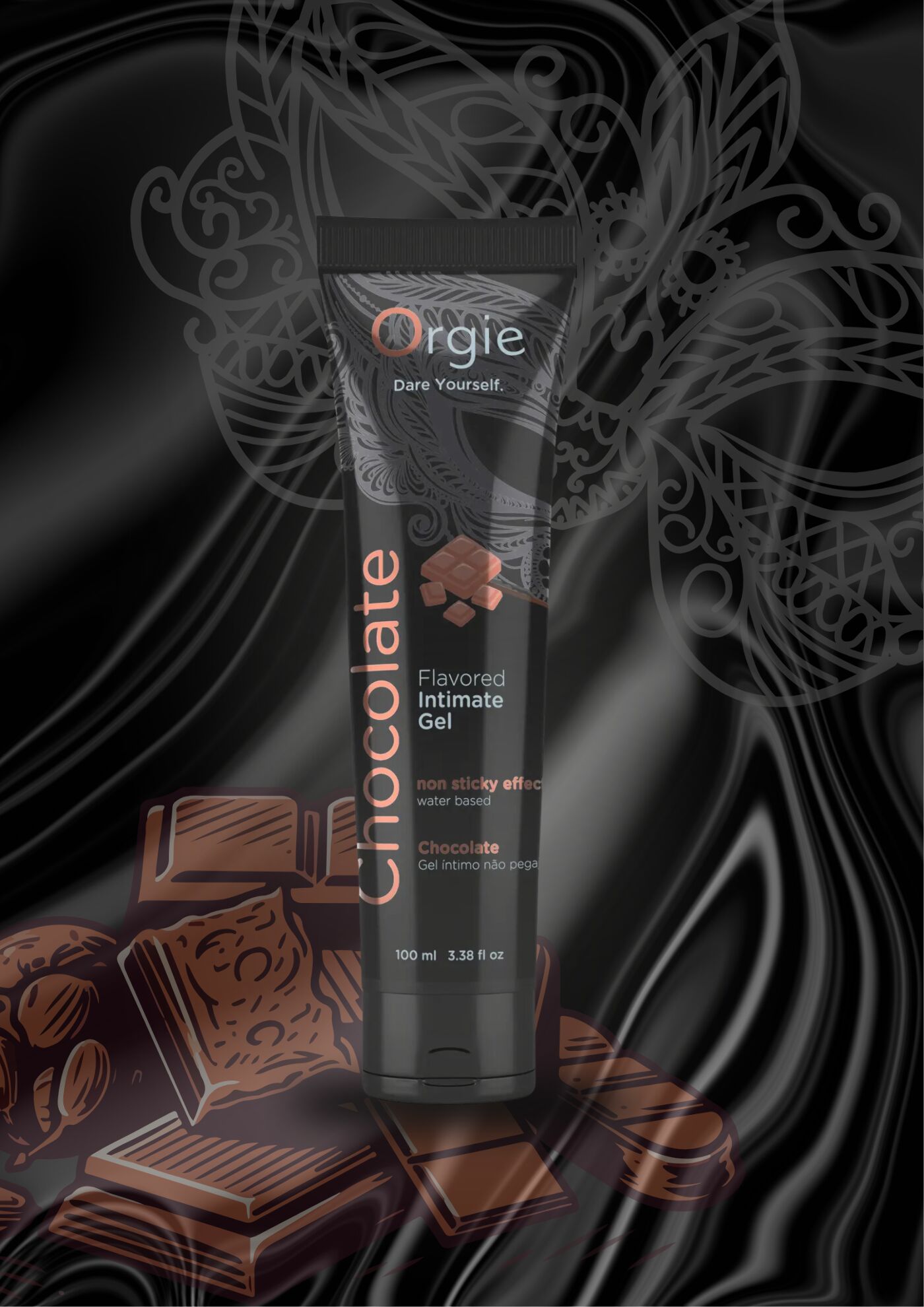 Їстівний лубрикант на водній основі Orgie Lube Tube, Смак - Шоколад (Chocolate)