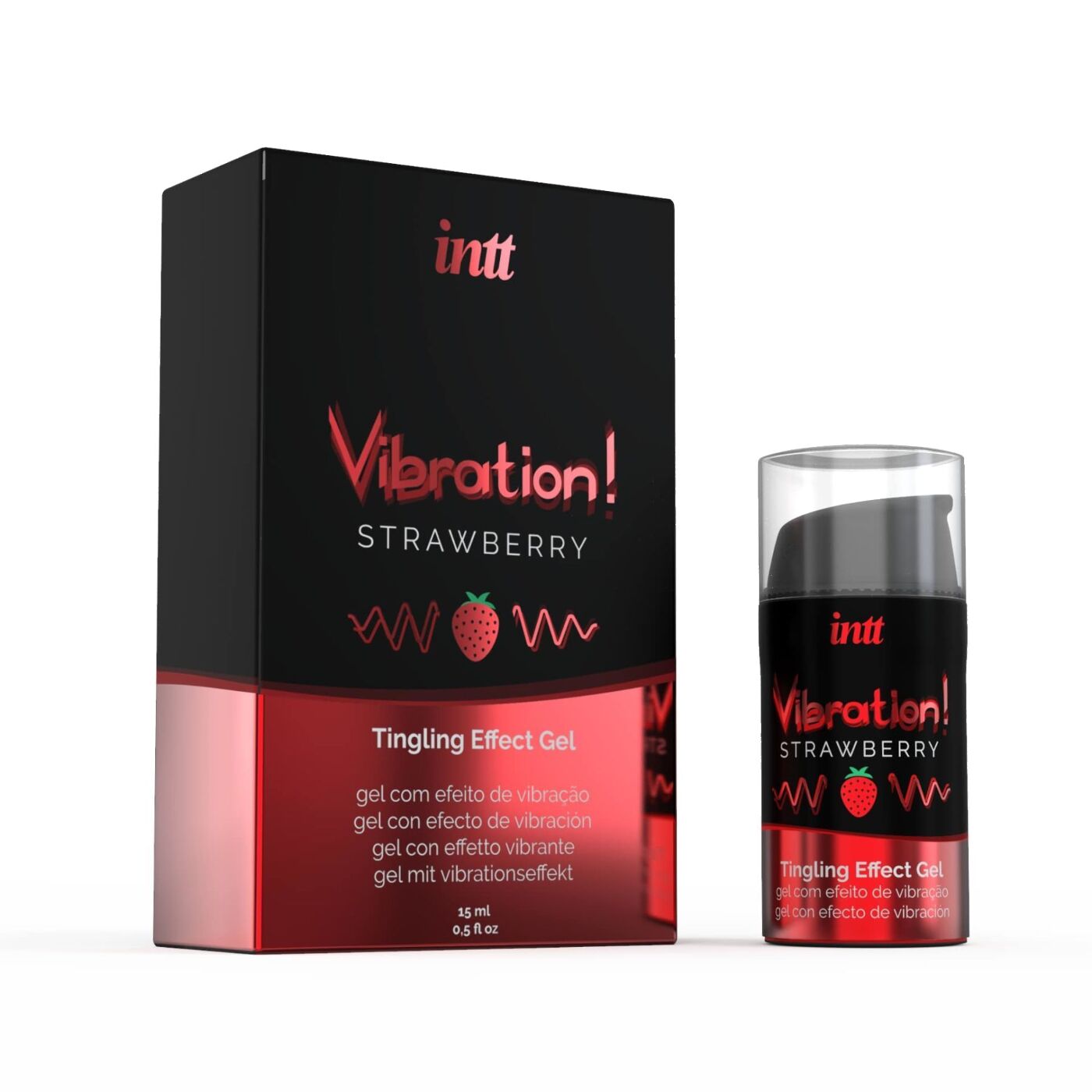 Солодка насолода: Рідкий вібратор Intt Vibration Strawberry для незабутніх моментів
