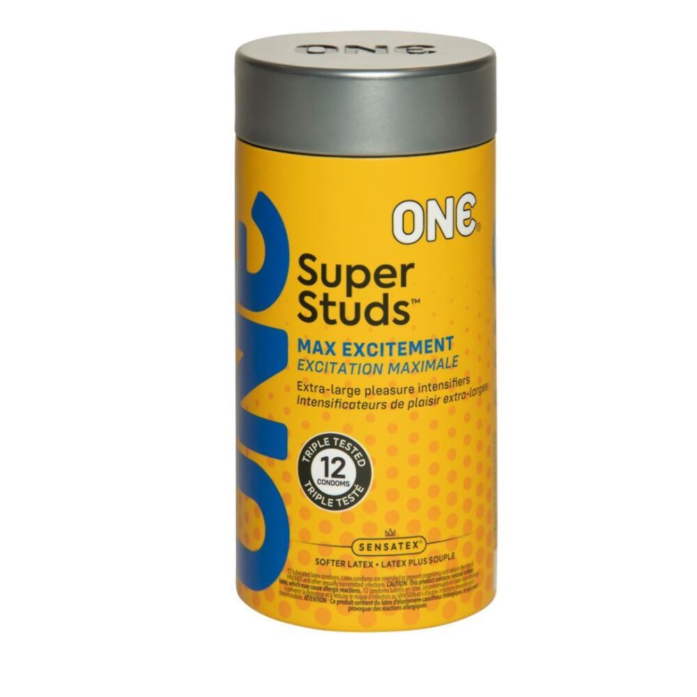 ONE Super Studs – презервативи з крапками для інтенсивної стимуляції