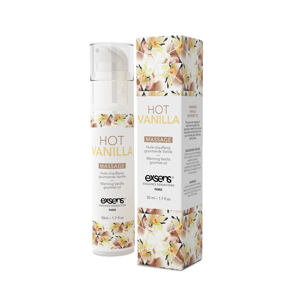 Масажна олія EXSENS Hot Vanilla: Розігріваючий Еліксир для Ваших Чуттів