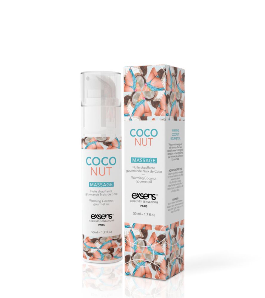 Масажна олія EXSENS Coconut: Розігріваючий Еліксир для Вашого Тіла