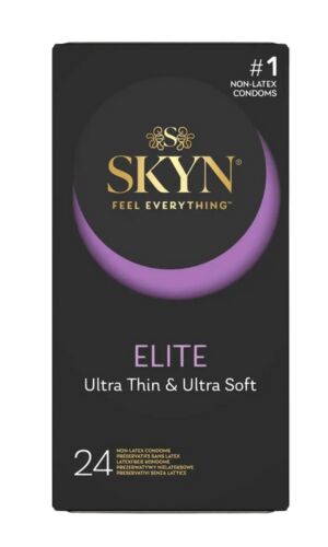 SKYN Elite – ультратонкі безлатексні гіпоалергенні презервативи з поліізопрену (24 шт)