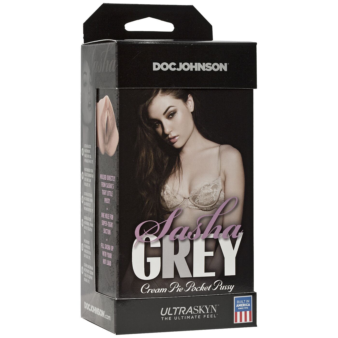 Мастурбатор-вагіна Doc Johnson Sasha Grey - Ultraskyn Cream Pie Pocket
