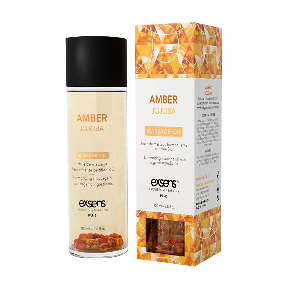 Масажна олія EXSENS Amber Jojoba: Гармонія з Бурштином для Вашого Тіла