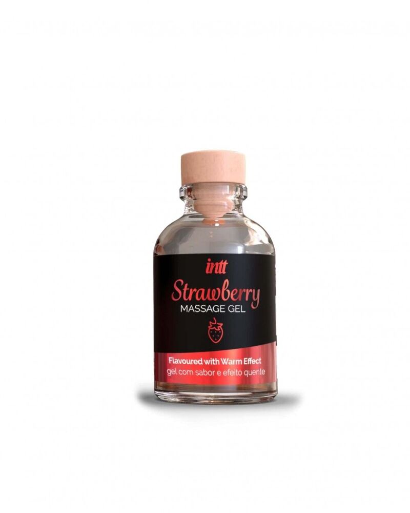 Солодкий масажний гель для інтимних зон Intt Strawberry: Відчуй ніжність полуниці