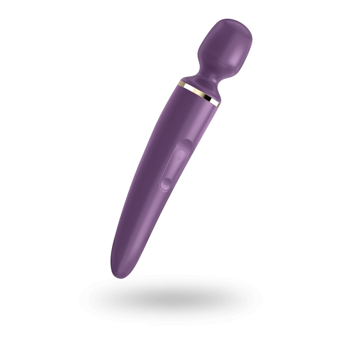 Вібромасажер Satisfyer Wand-er Woman (Purple/Gold) водонепроникний, потужний, розмір XXL