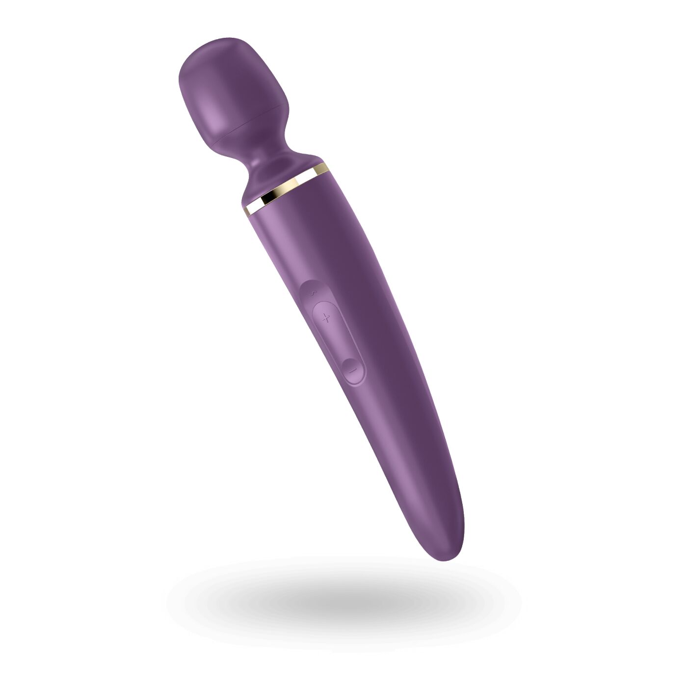 Вібромасажер Satisfyer Wand-er Woman (Purple/Gold) водонепроникний, потужний, розмір XXL