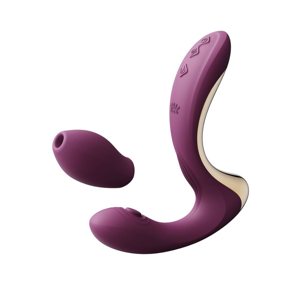 Вібромасажер-пульсатор з вакуумною насадкою Zalo – Talis G-Spot PulseWave Vibrator Velvet Purple