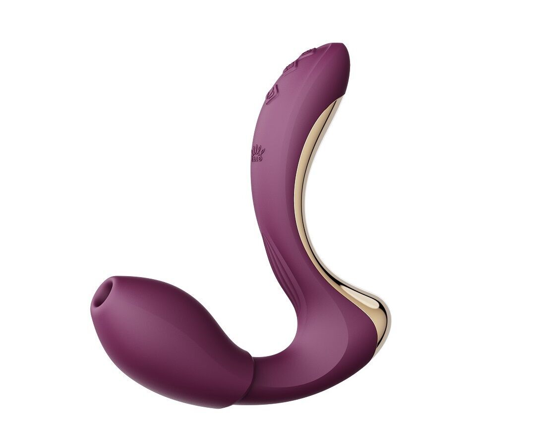 Вібромасажер-пульсатор з вакуумною насадкою Zalo – Talis G-Spot PulseWave Vibrator Velvet Purple