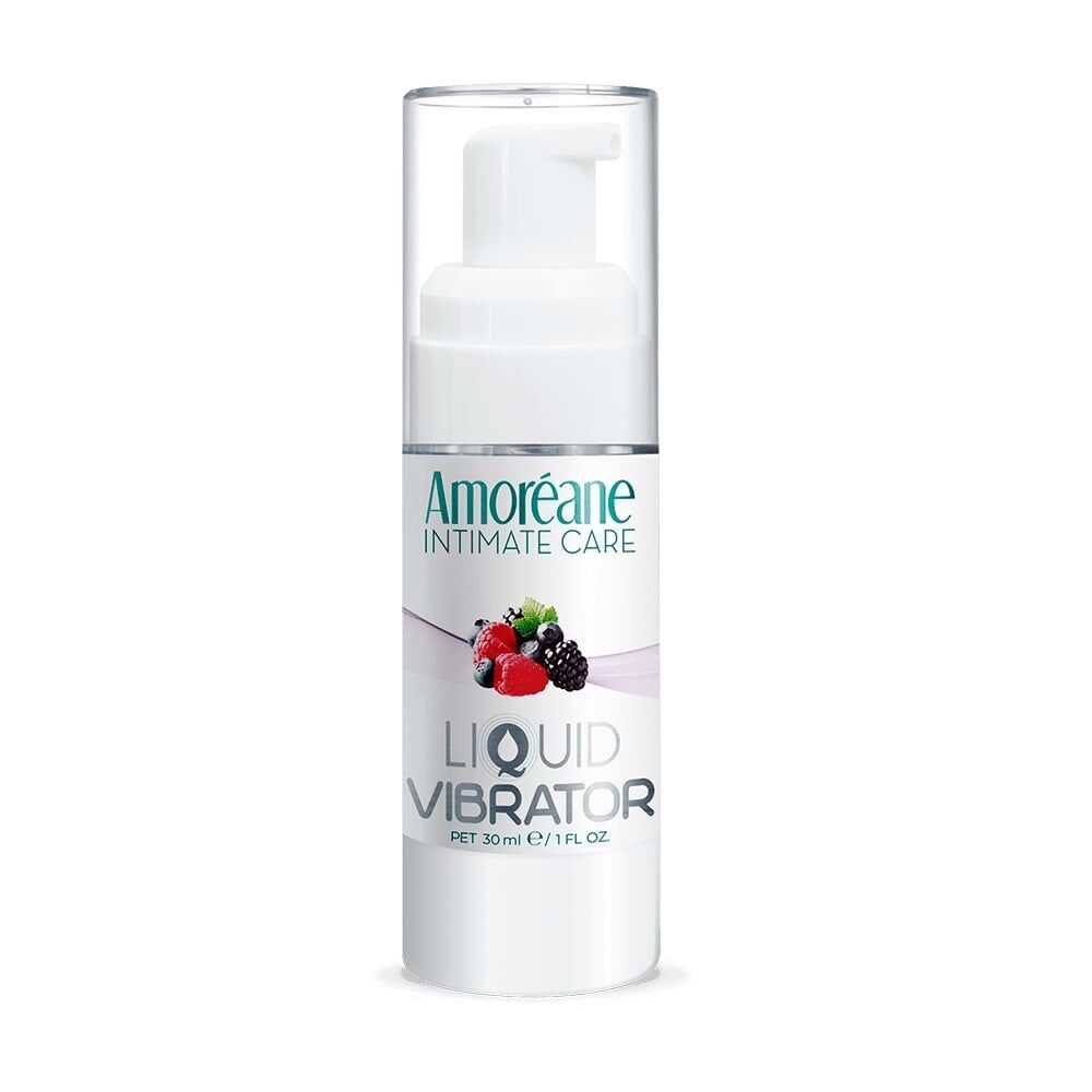 Лубрикант з ефектом вібрації Amoreane Med Liquid Vibrator Berries: Відкрийте нові відчуття