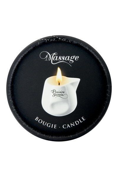 Масажна свічка Plaisirs Secrets Vanilla: Дотик Ніжності у Керамічному Посуді