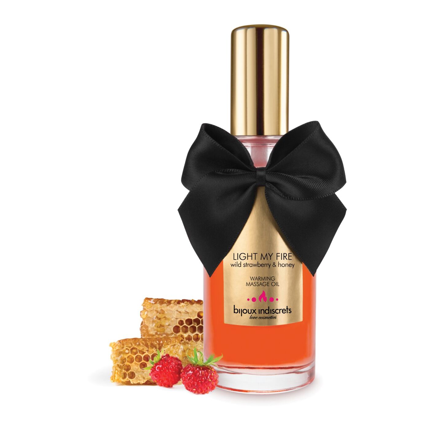 Зігріваюча масажна олія Bijoux Cosmetiques LIGHT MY FIRE: Вогонь Ваших Відчуттів