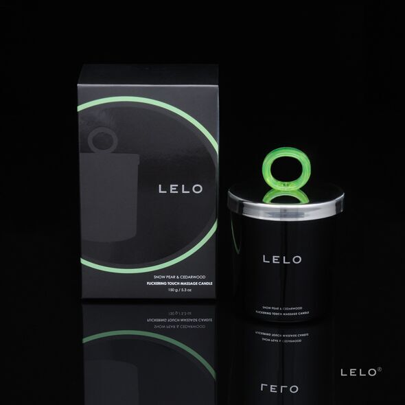 Масажна свічка LELO: Ніжність груші та деревини кедра для вашого тіла