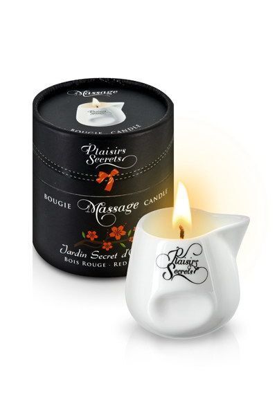 Масажна свічка Plaisirs Secrets Vanilla: Дотик Ніжності у Керамічному Посуді