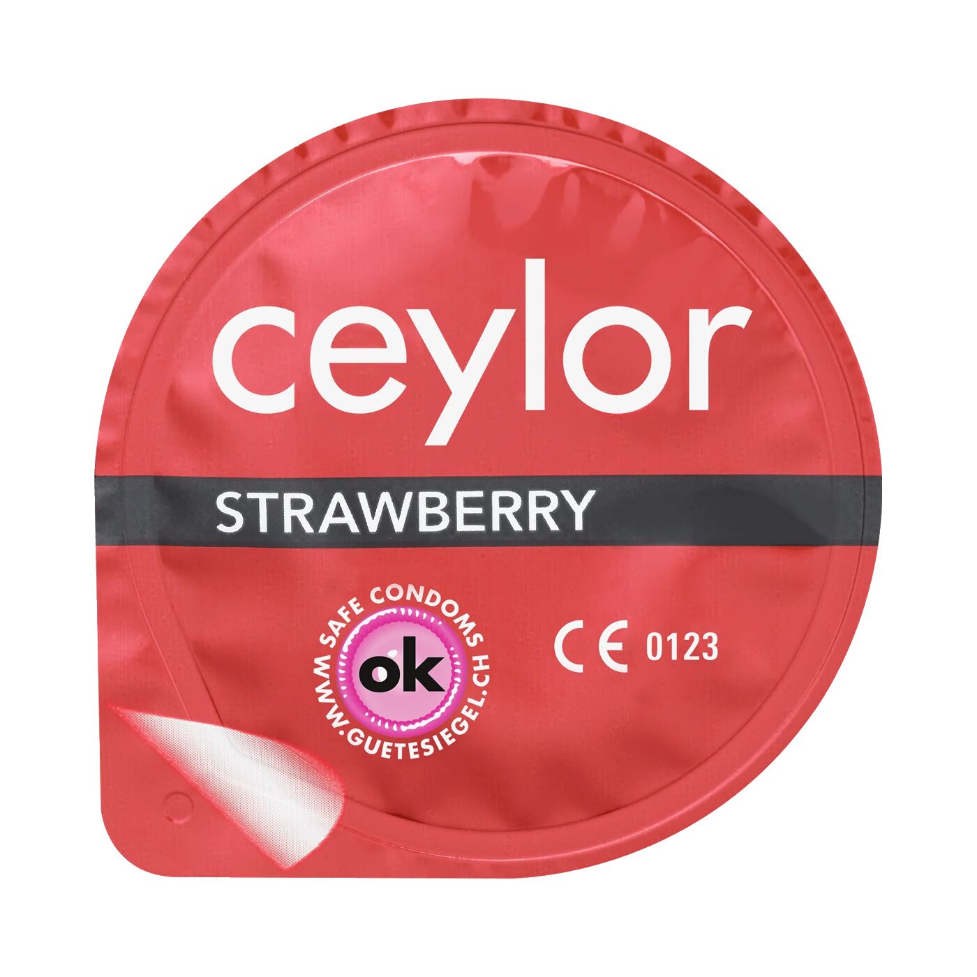 Ceylor Strawberry – ароматизований презерватив зі смаком полуниці