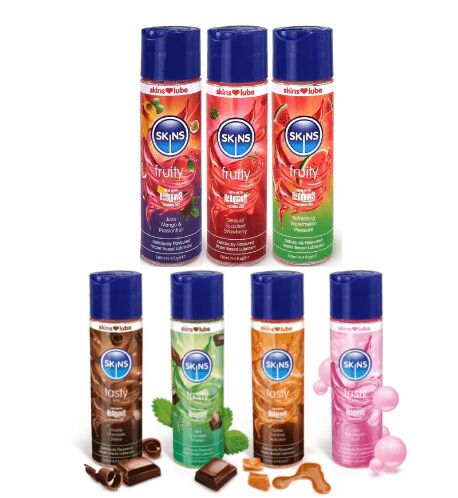 Лубрикант зі смаком Skins Fruity - Манго-маракуйя (130мл)