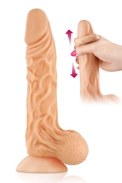 Фалоімітатор Real Body - Real Max, діам. 4,3 см, TPE