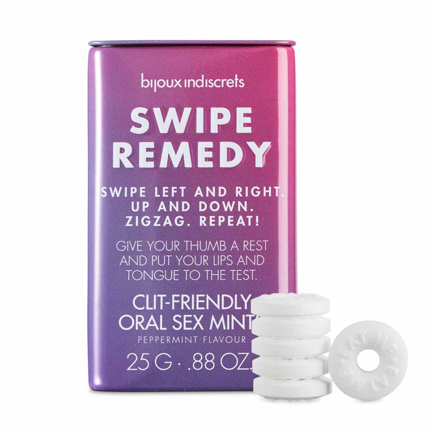 М'ятні цукерки Bijoux Indiscrets Swipe Remedy – Секрети Смаку для Неперевершеного Кліторального Задоволення