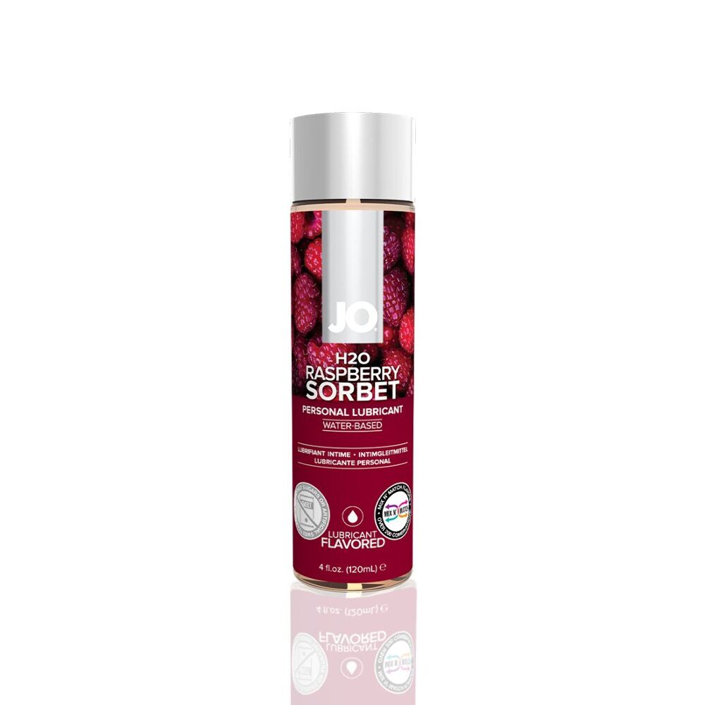 Лубрикант на водній основі System JO H2O, 120мл, Смак - Малиновий сорбет (Raspberry Sorbet)