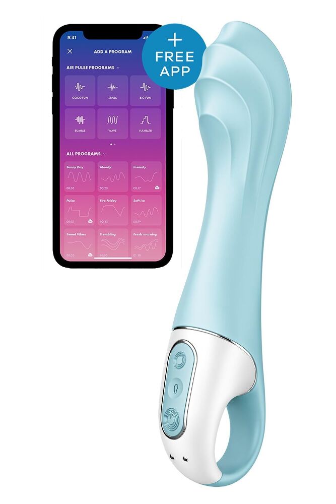 Смарт-вібромасажер точки G Satisfyer Air Pump Vibrator 5+, надувається