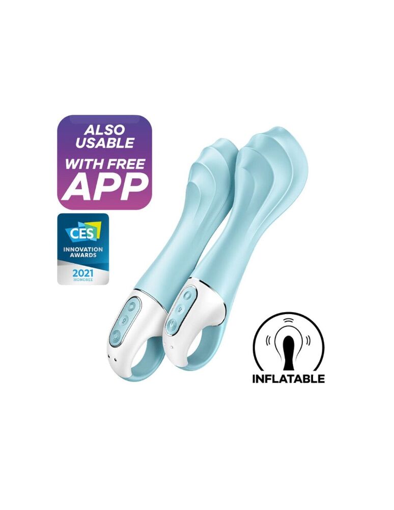 Смарт-вібромасажер точки G Satisfyer Air Pump Vibrator 5+, надувається