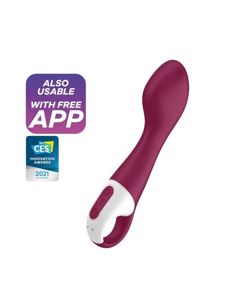 Смарт вібромасажер точки G Satisfyer Hot Spot з функцією підігріву