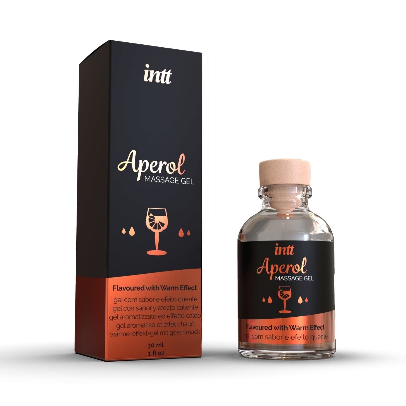 Розігрівальний масажний гель Intt Aperol: Відкрийте нові відчуття
