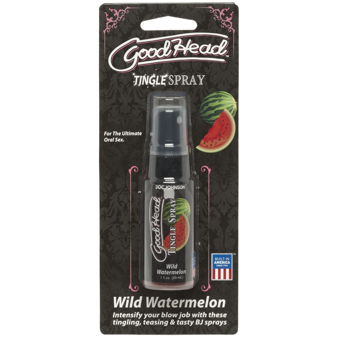 Спрей для мінету Doc Johnson GoodHead Tingle Spray - Соковитий Водяний Мелон для Неперевершених Відчуттів