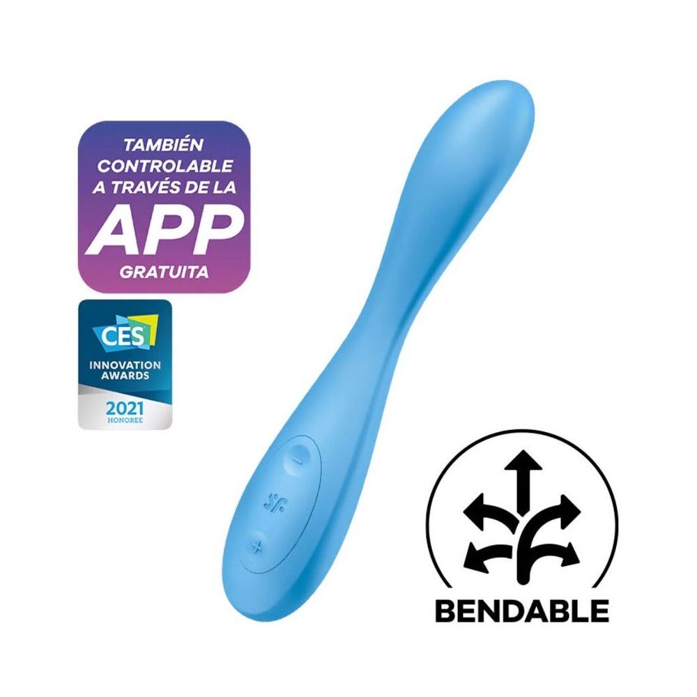 Універсальний смарт-вібромасажер Satisfyer G-Spot Flex 4+, гнучкий стовбур із фіксацією положення