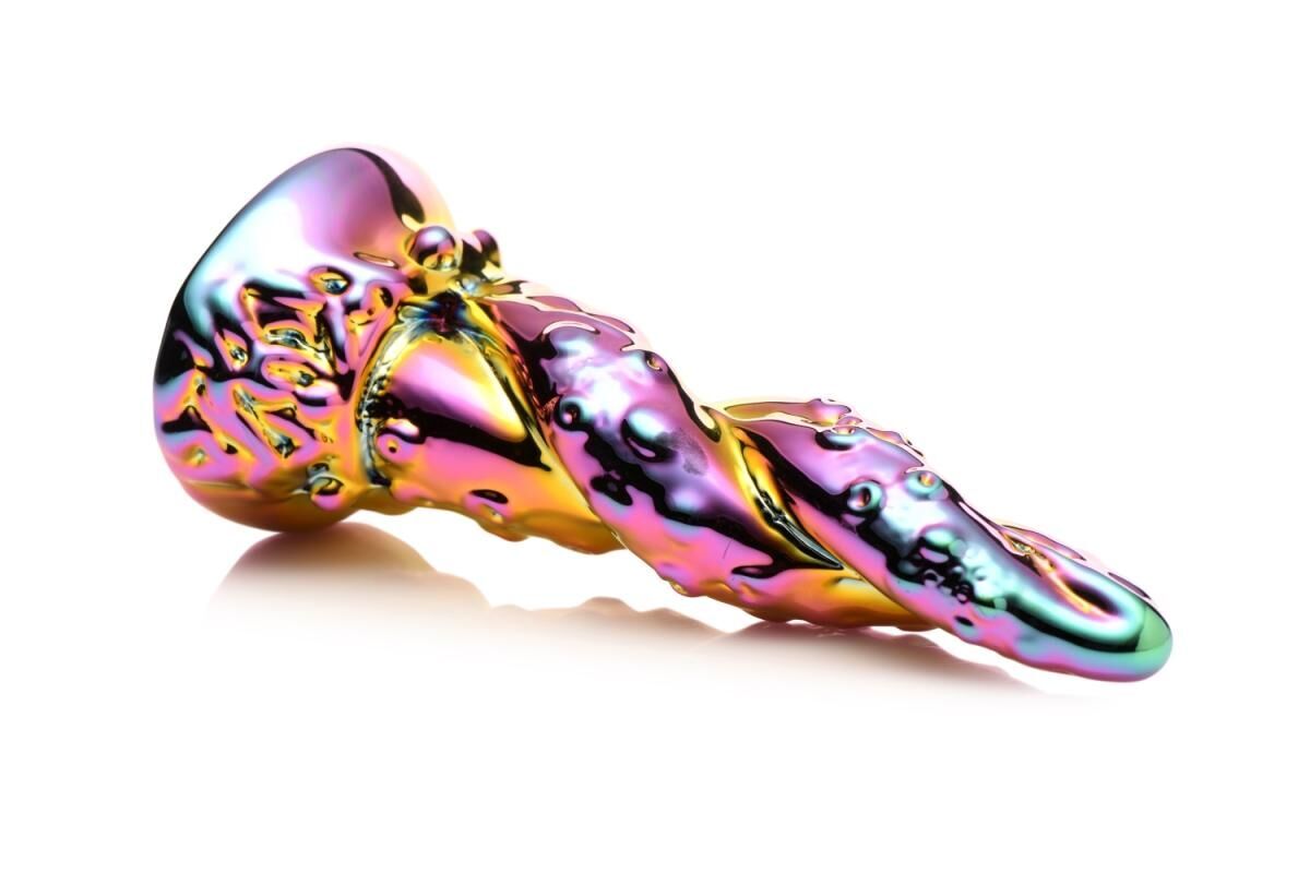 Фентезійний фалоімітатор Creature Cocks Enchanting Rainbow Glass Dildo