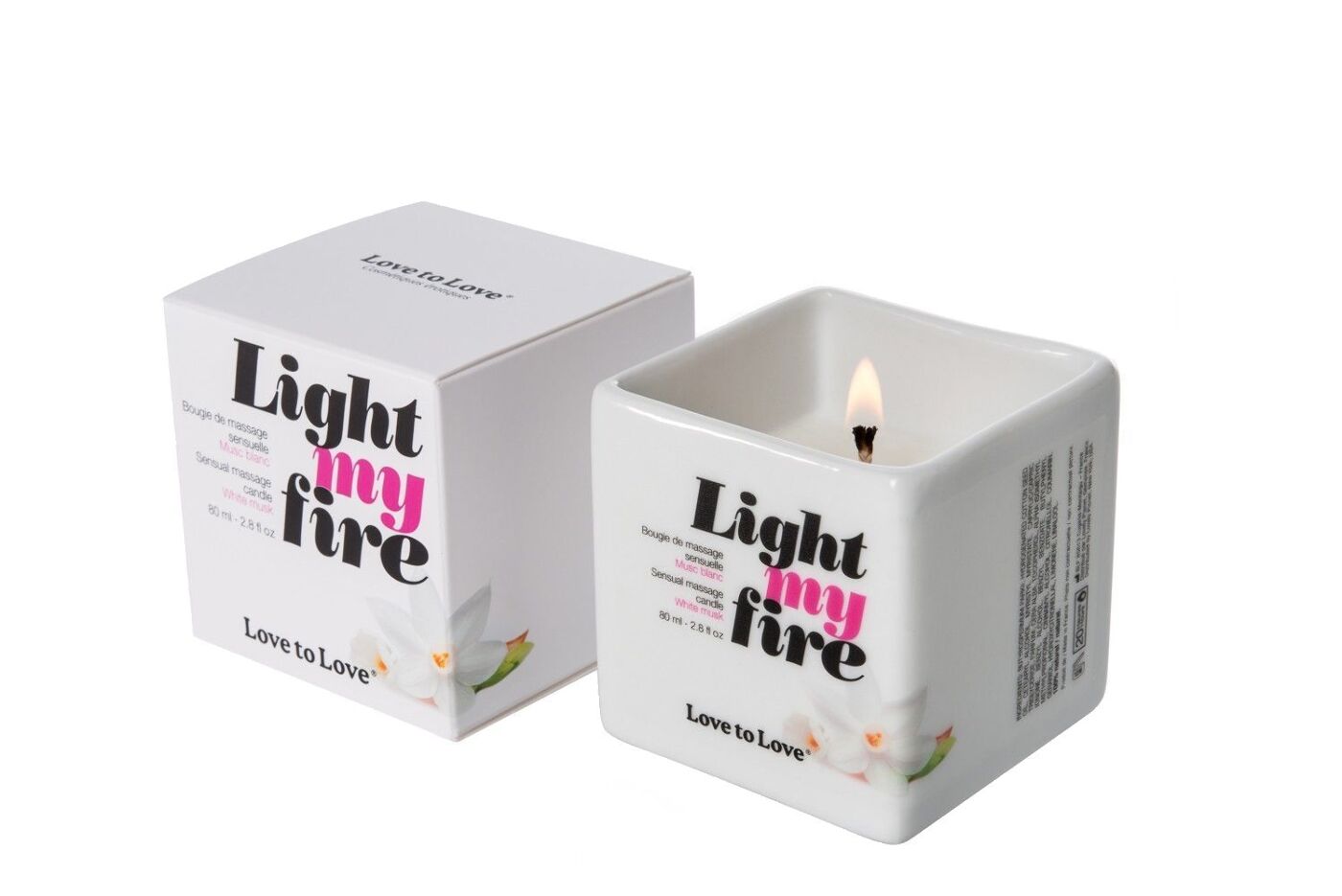Масажна свічка Love To Love LIGHT MY FIRE: Вогонь Ваших Бажань