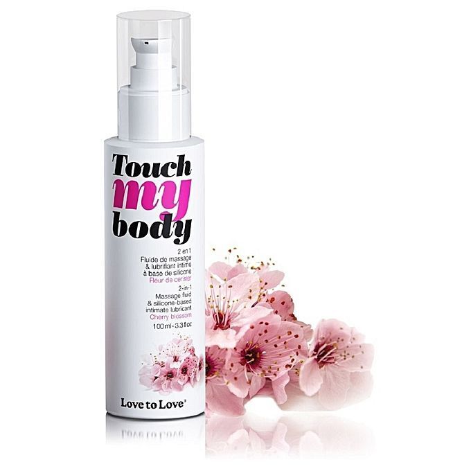Зволожуючий масажний гель Love To Love TOUCH MY BODY з вишневим цвітом