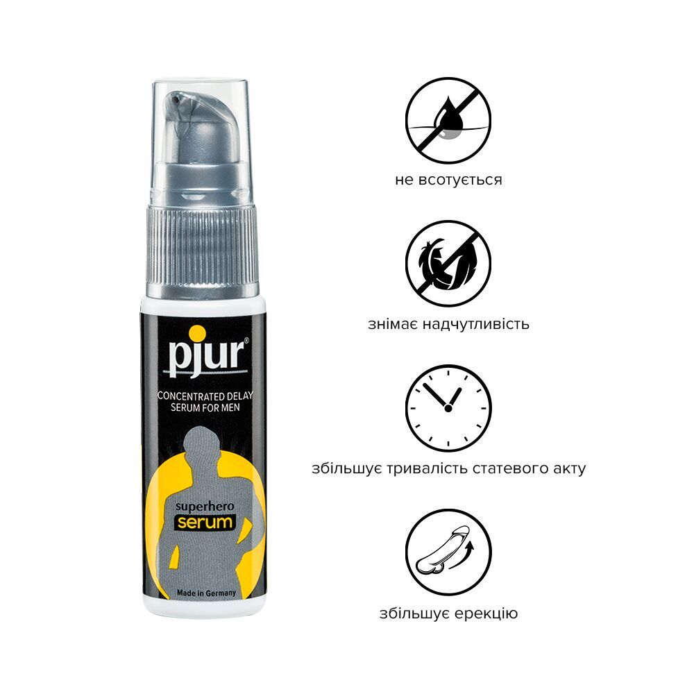 Пролонгуючий гель pjur Superhero Serum: Ваш секрет тривалих моментів