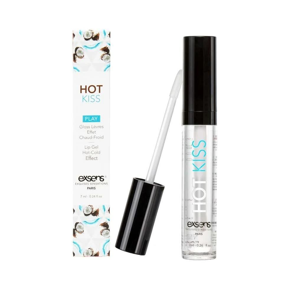Стимулюючий блиск для губ EXSENS Coconut Hot Kiss: Тепло та Холод в Одному Флаконі
