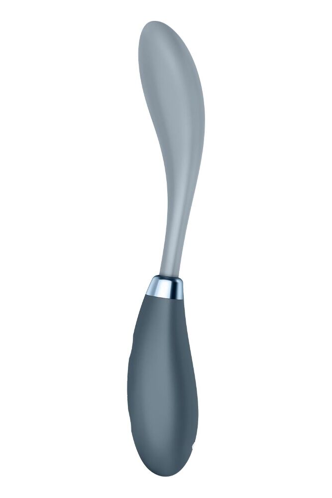 Вібромасажер Satisfyer G-Spot Flex 3 Grey, гнучкий стовбур із фіксацією положення