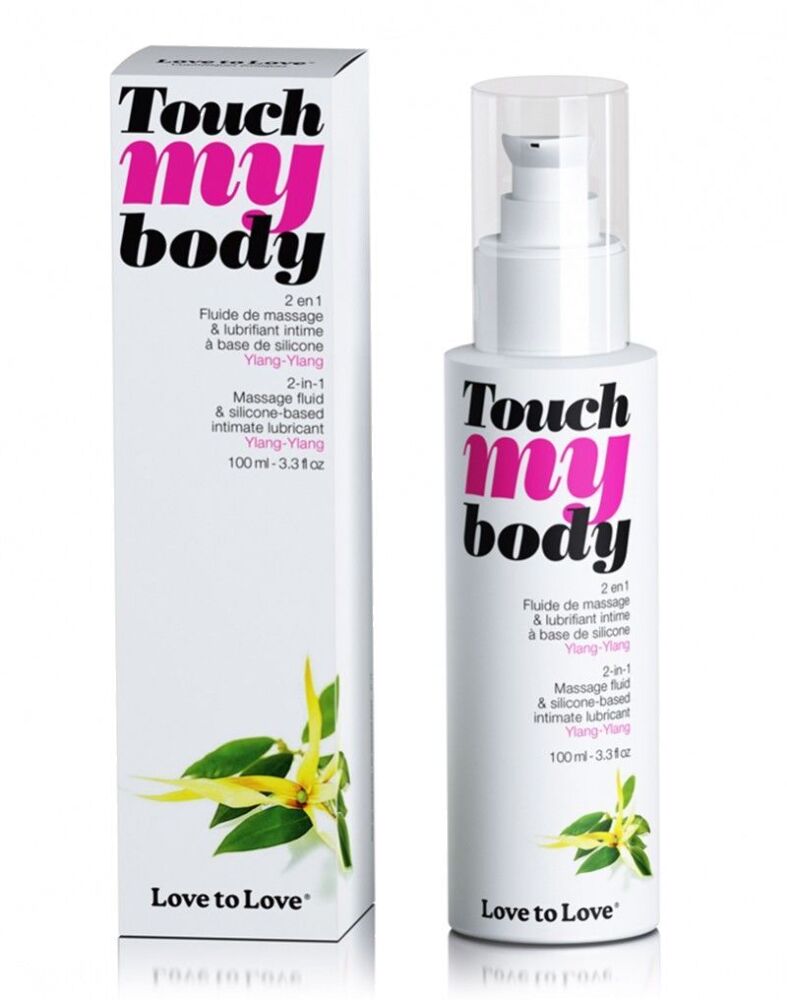 Зволожуючий масажний гель Love To Love TOUCH MY BODY з йланг-ілангом