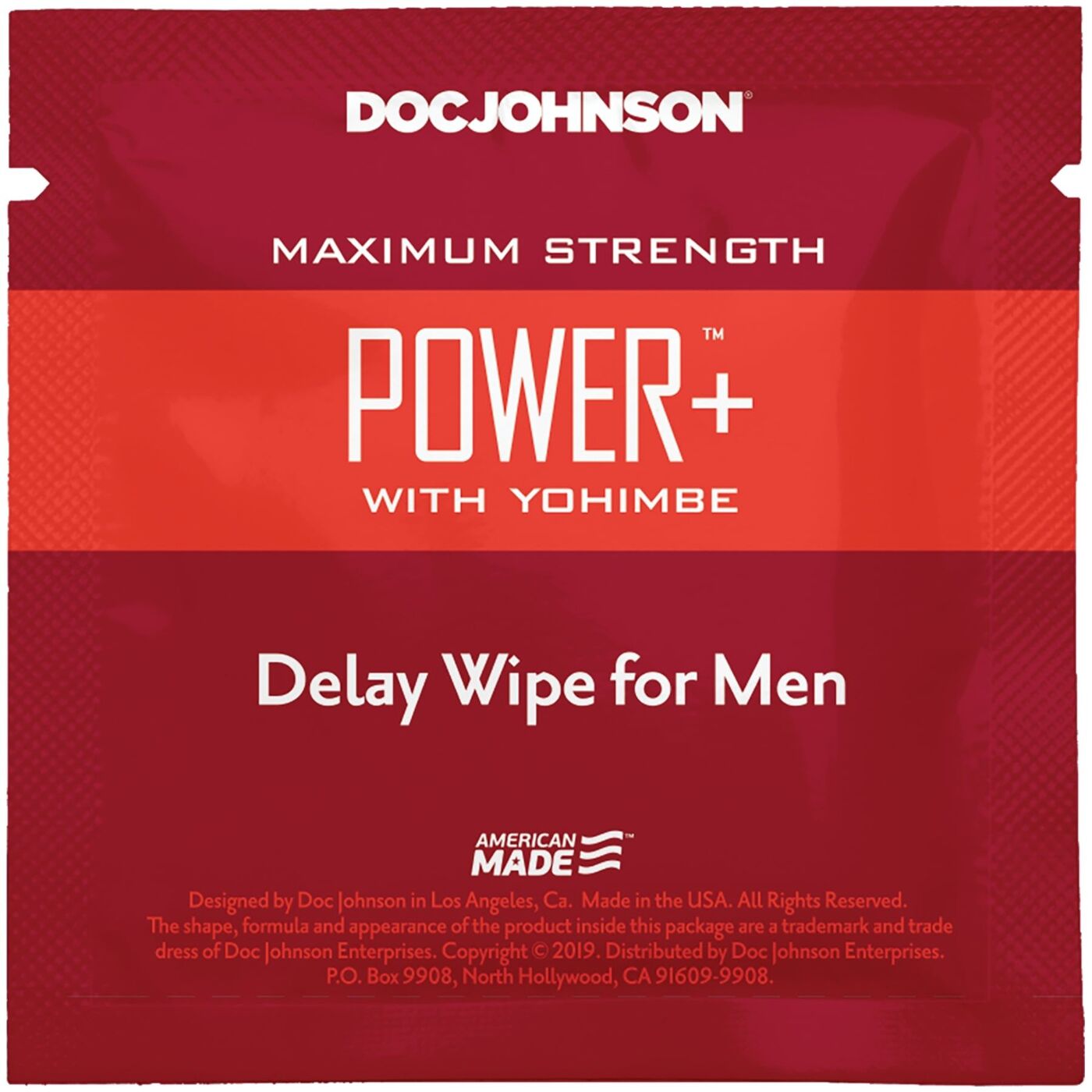 Пролонгуюча серветка Doc Johnson Power + Delay Wipe: Ваш секрет тривалих моментів