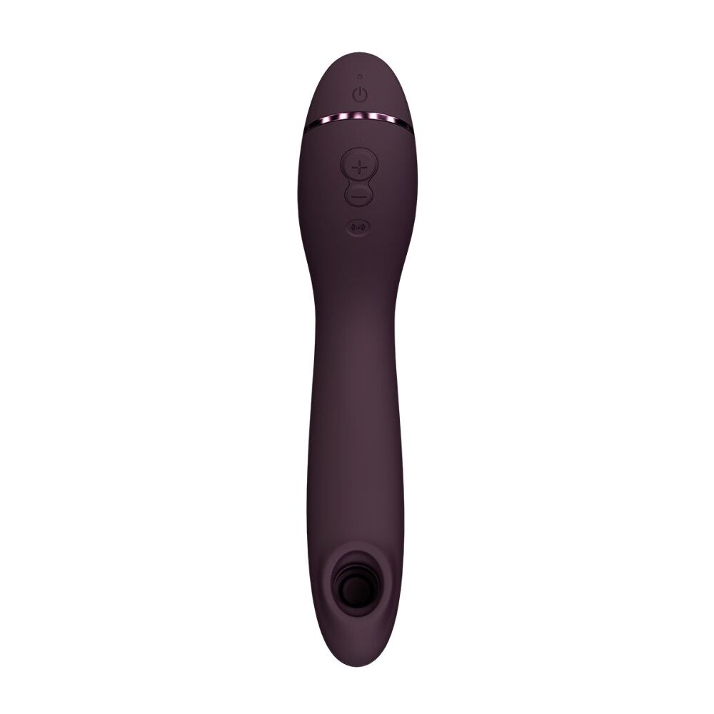 Вібромасажер для точки G з вакуумною стимуляцією Womanizer OG Aubergine
