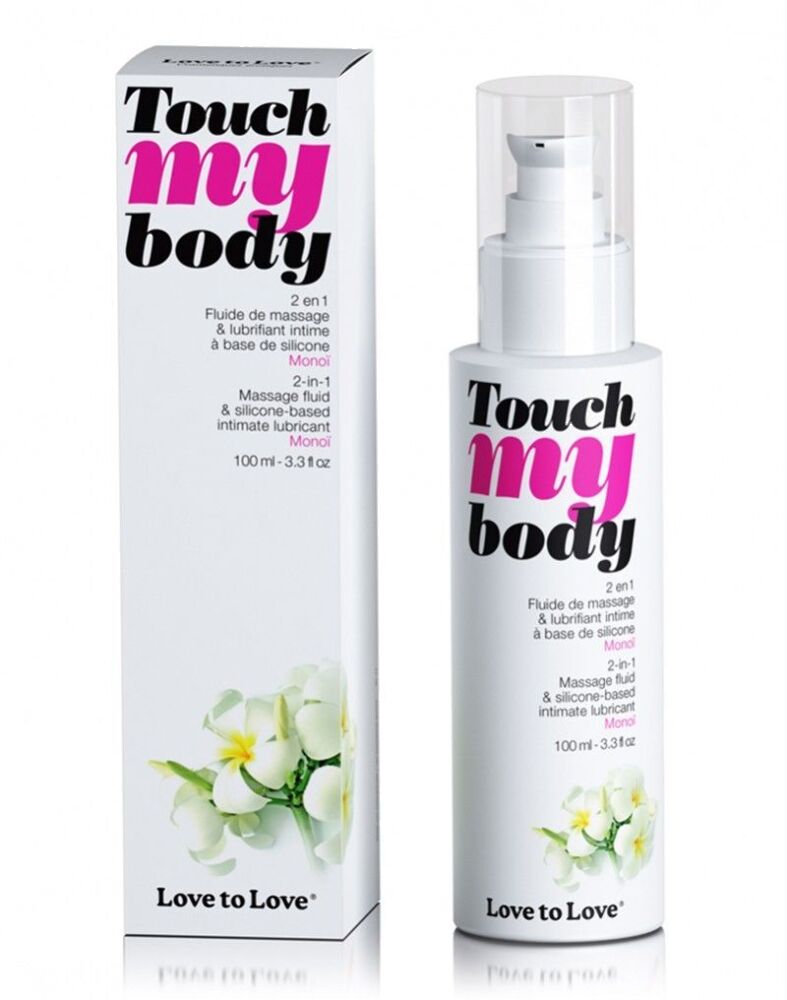 Зволожуючий масажний гель Love To Love TOUCH MY BODY Monoi для чуттєвих моментів