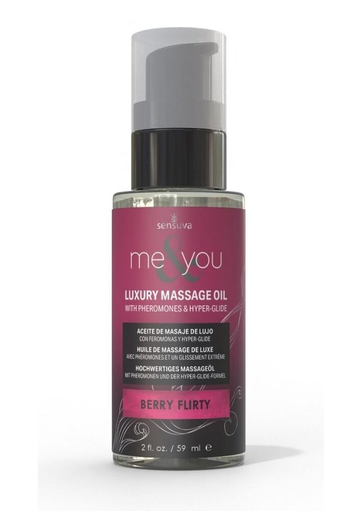 Масажна олія Sensuva Me&You - Berry Flirty: Дотик природи для вашої чуттєвості