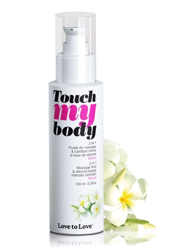 Зволожуючий масажний гель Love To Love TOUCH MY BODY Monoi для чуттєвих моментів