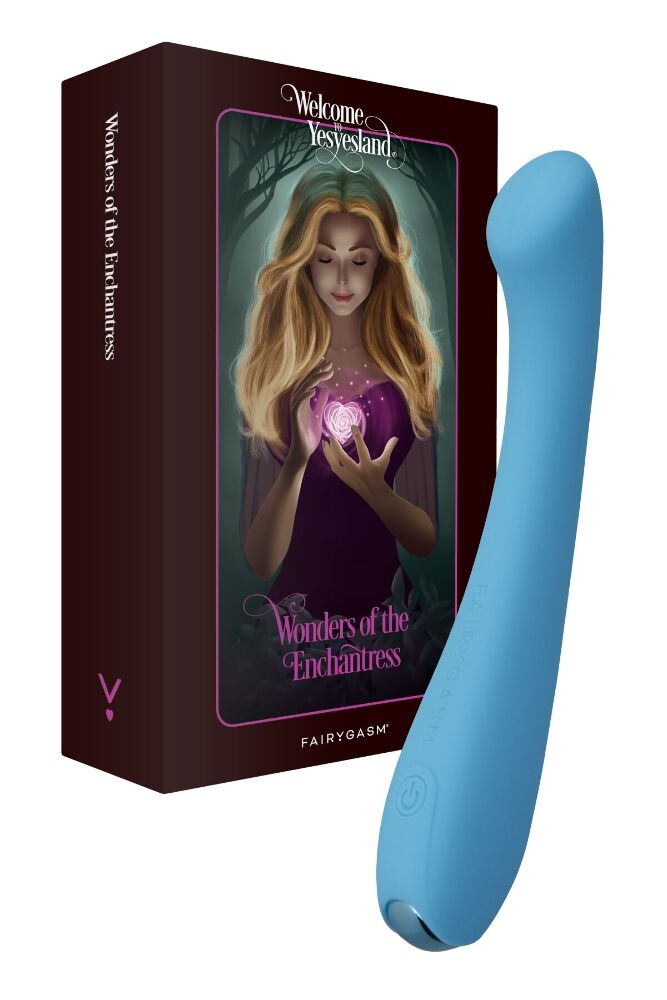 Вібромасажер для точки G FairyGasm MerryWand blue