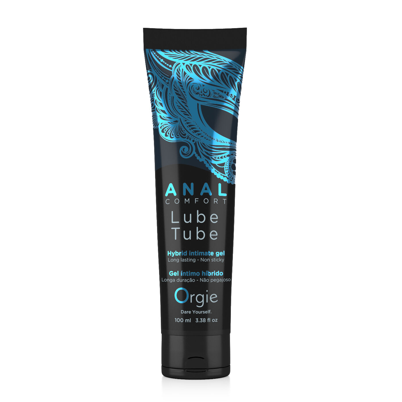 Гібридний анальний лубрикант Orgie Lube Tube Anal Comfort, 100мл (синій)