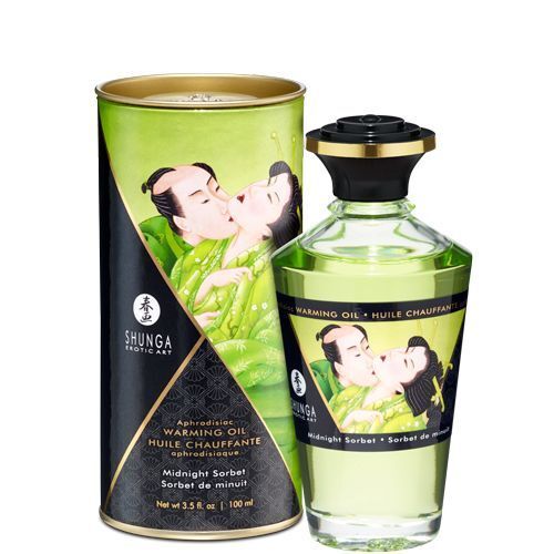 Розігрівальна олія Shunga Aphrodisiac Warming Oil – Нічний Сорбет для Неперевершених Моментів