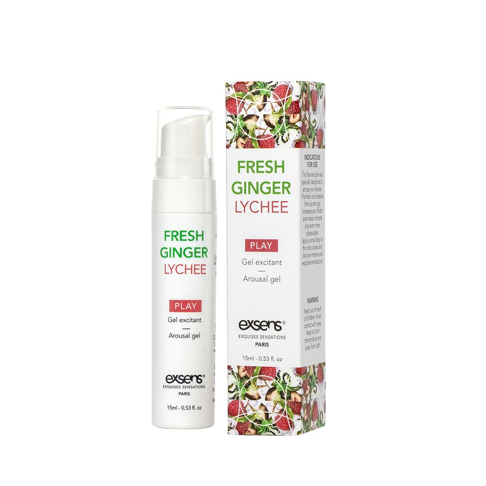 Стимулюючий гель EXSENS Kissable Fresh Ginger Litchi: Солодка свіжість для ваших поцілунків