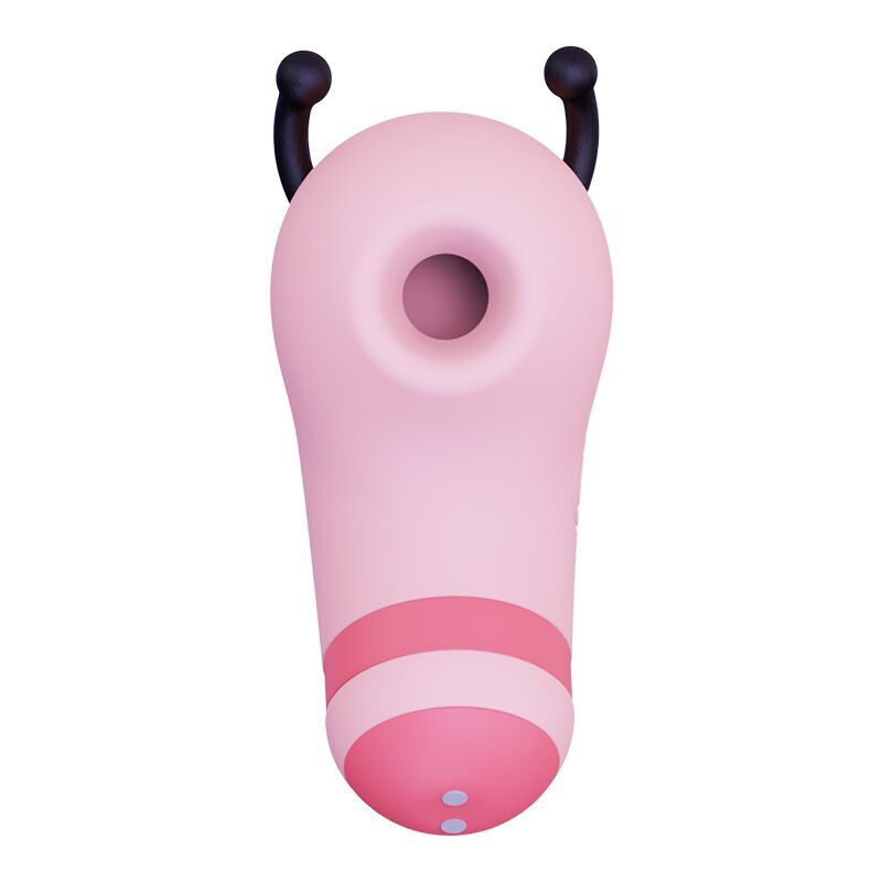 Вакуумний стимулятор із мікрострумами KISSTOY Beebe Pink, на палець