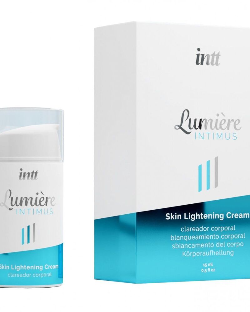 Крем Intt Lumiere: Освітлення шкіри для тіла та інтимних зон